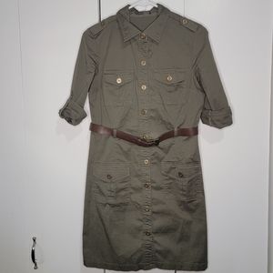 Military style tunic/top/dress size Large